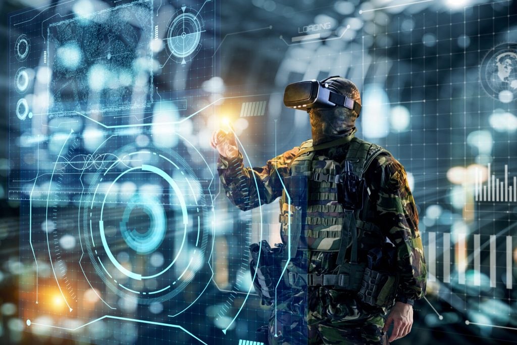 military training with augmented reality