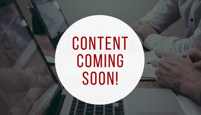 More Market Intelligence Content Coming Soon